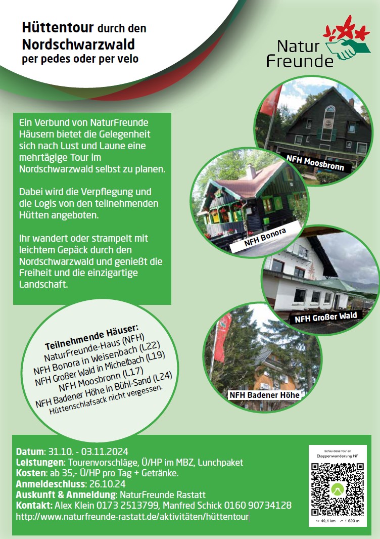 NF OG Rastatt Huettentour2024 Plakat
